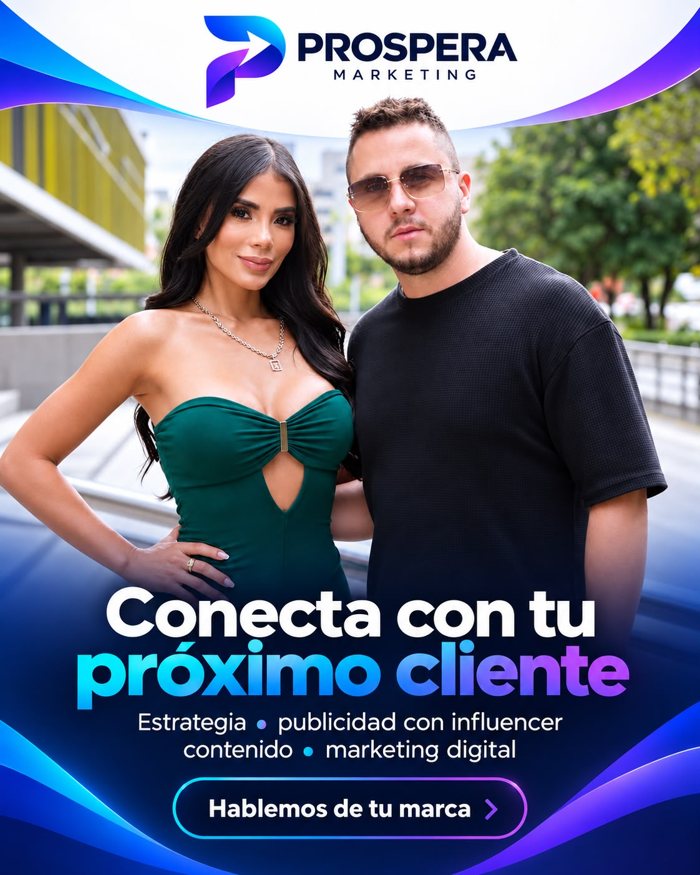 Influencers, artistas y modelos · Prospera Marketing